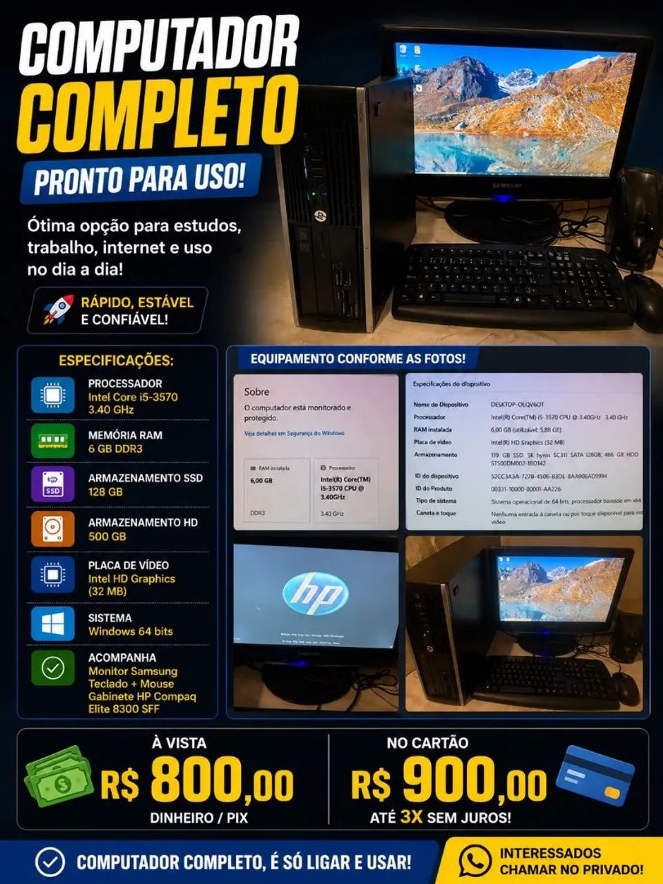 COMPUTADOR COMPLETO 