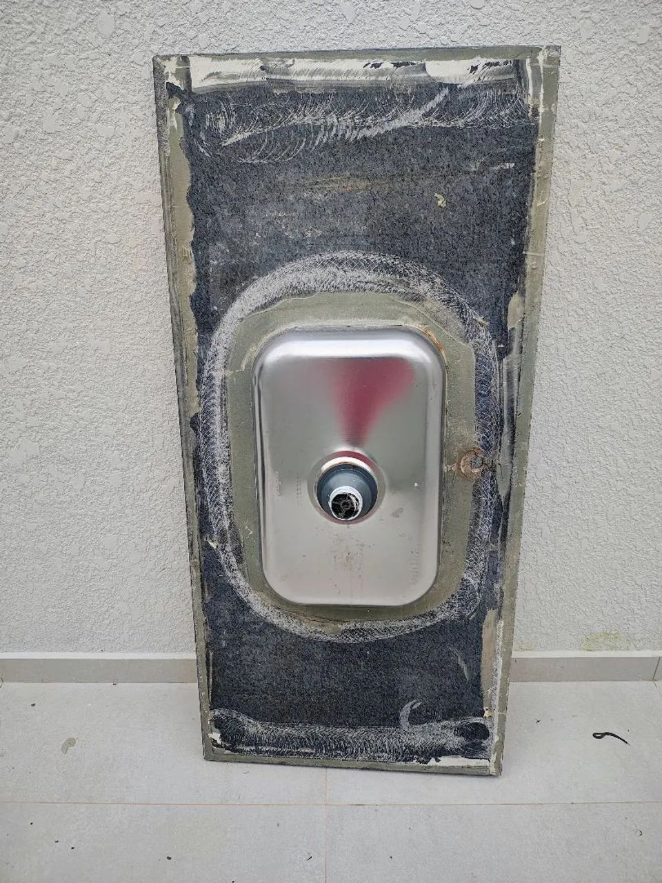 Pia de granito cozinha com cuba de inox - Foto 2