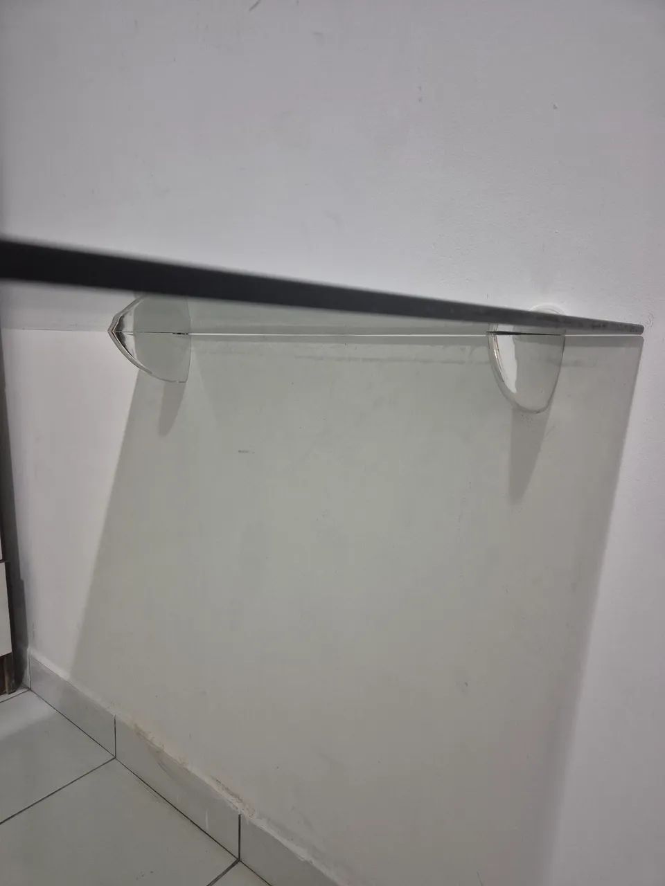 Mesa de vidro com inox - Foto 3