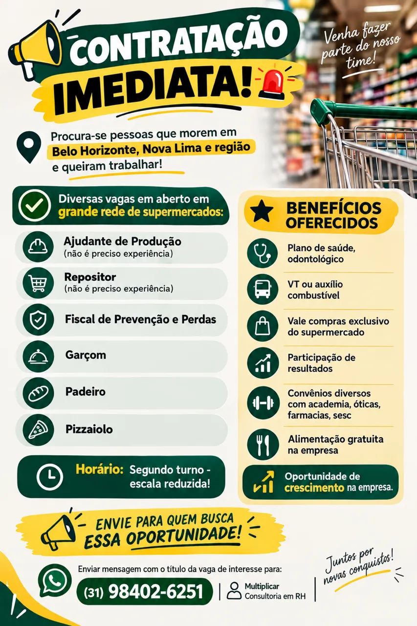 Vagas para Belo Horizonte e Nova Lima  - Foto 2