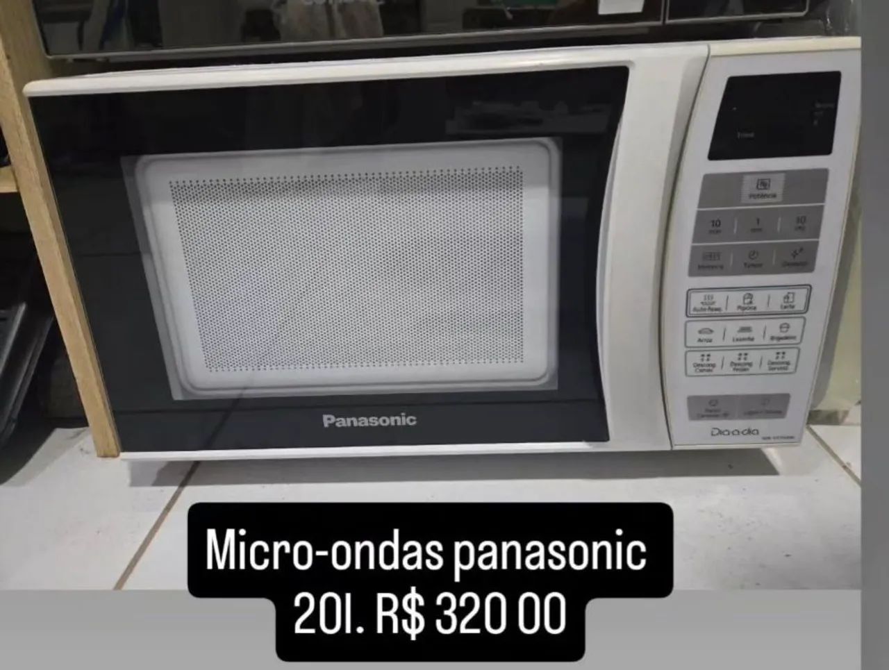 Microondas panasonic 20L