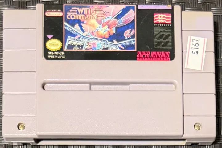 Wing Commander original para SNES Super Nintendo
