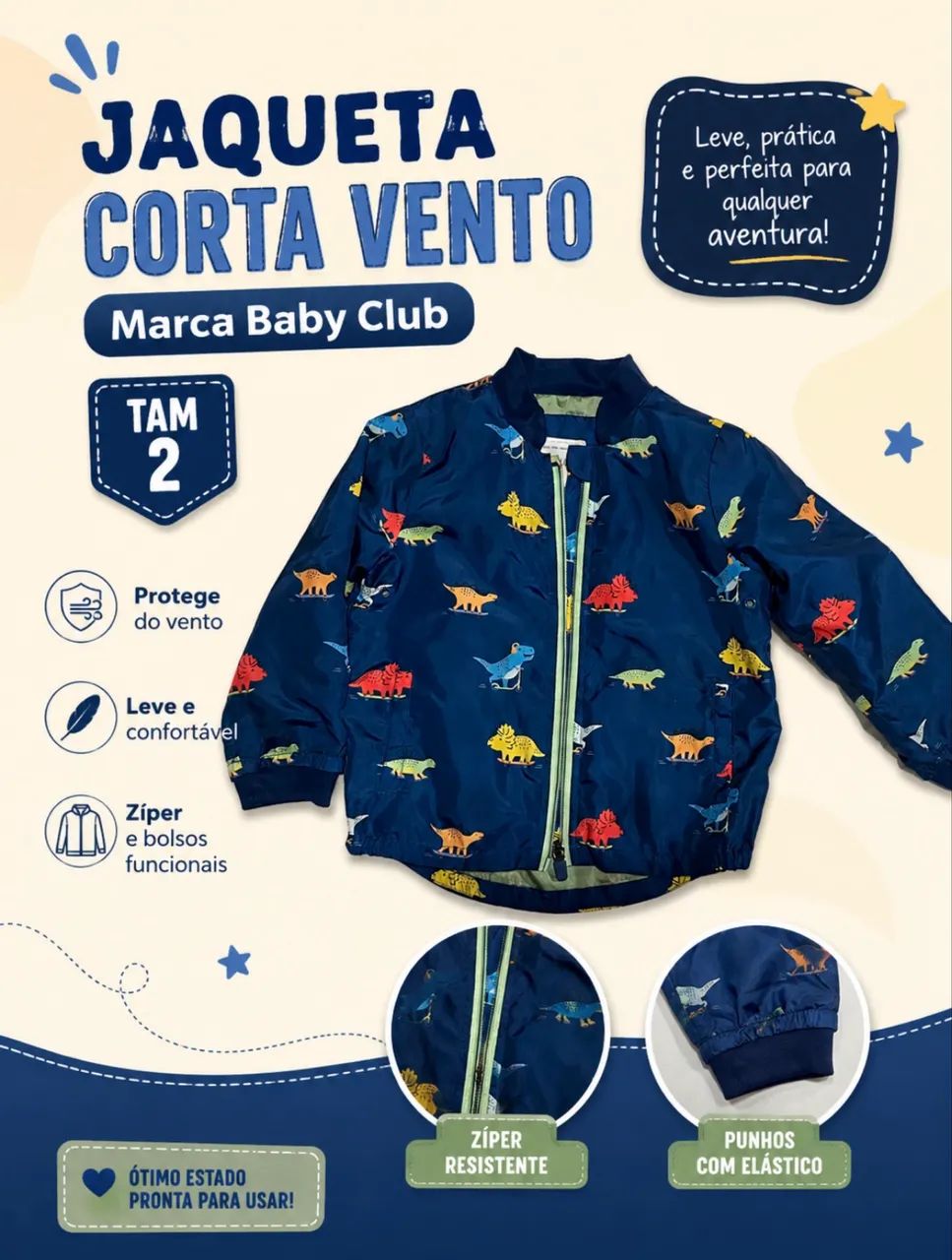 Jaqueta corta vento