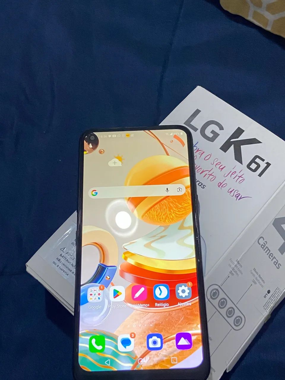  LG K61 em bom estado 