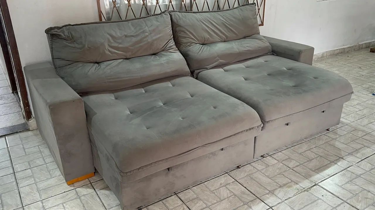 Sofa retrátil e reclinavel - ENTREGO! - Foto 3