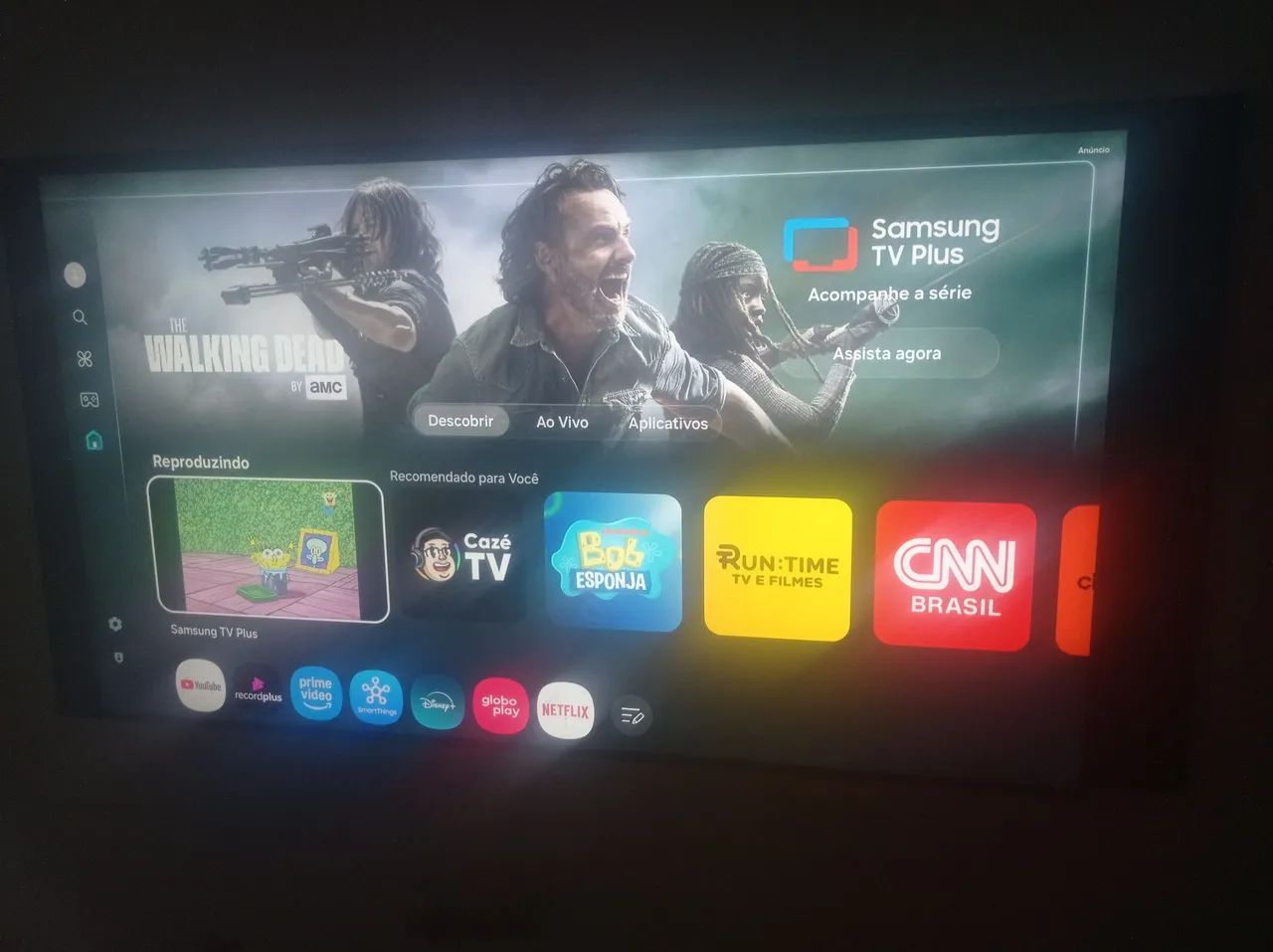 Tv Samsung 65 polegadas! Semi nova 