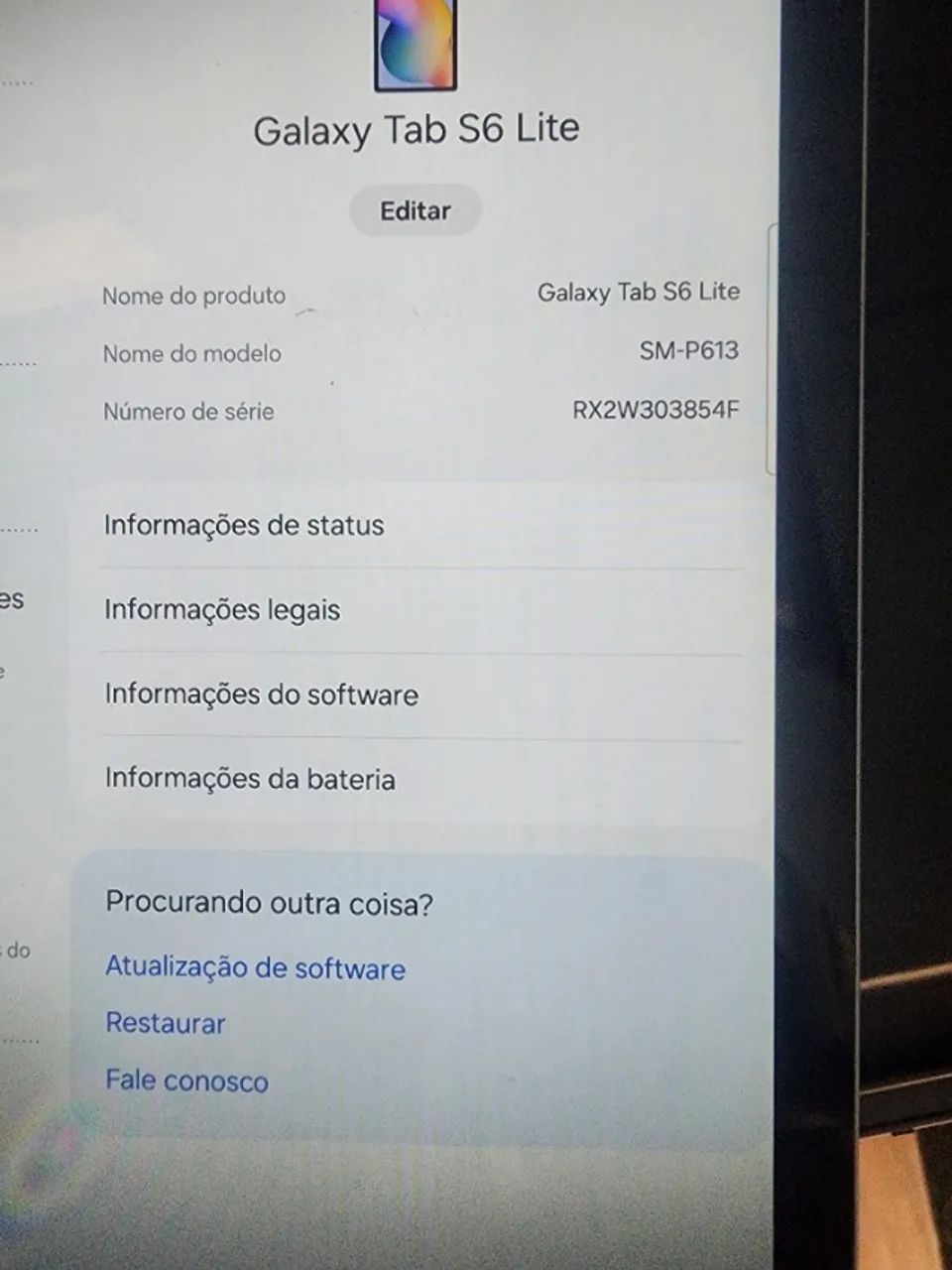 Tablet Samssung S6 lite 64gb bem novo. - Foto 5