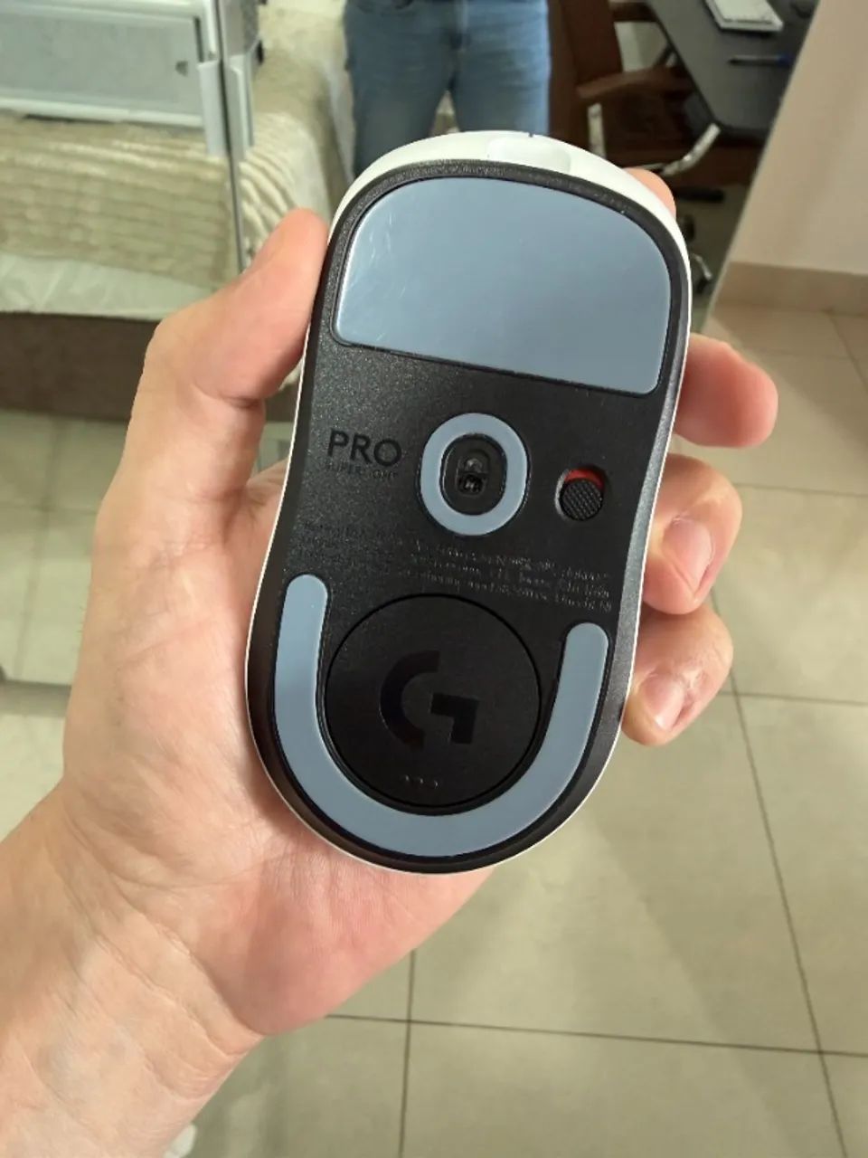 Mouse Gamer Sem Fio Logitech G Pro X Superlight 2 Branco - Foto 4