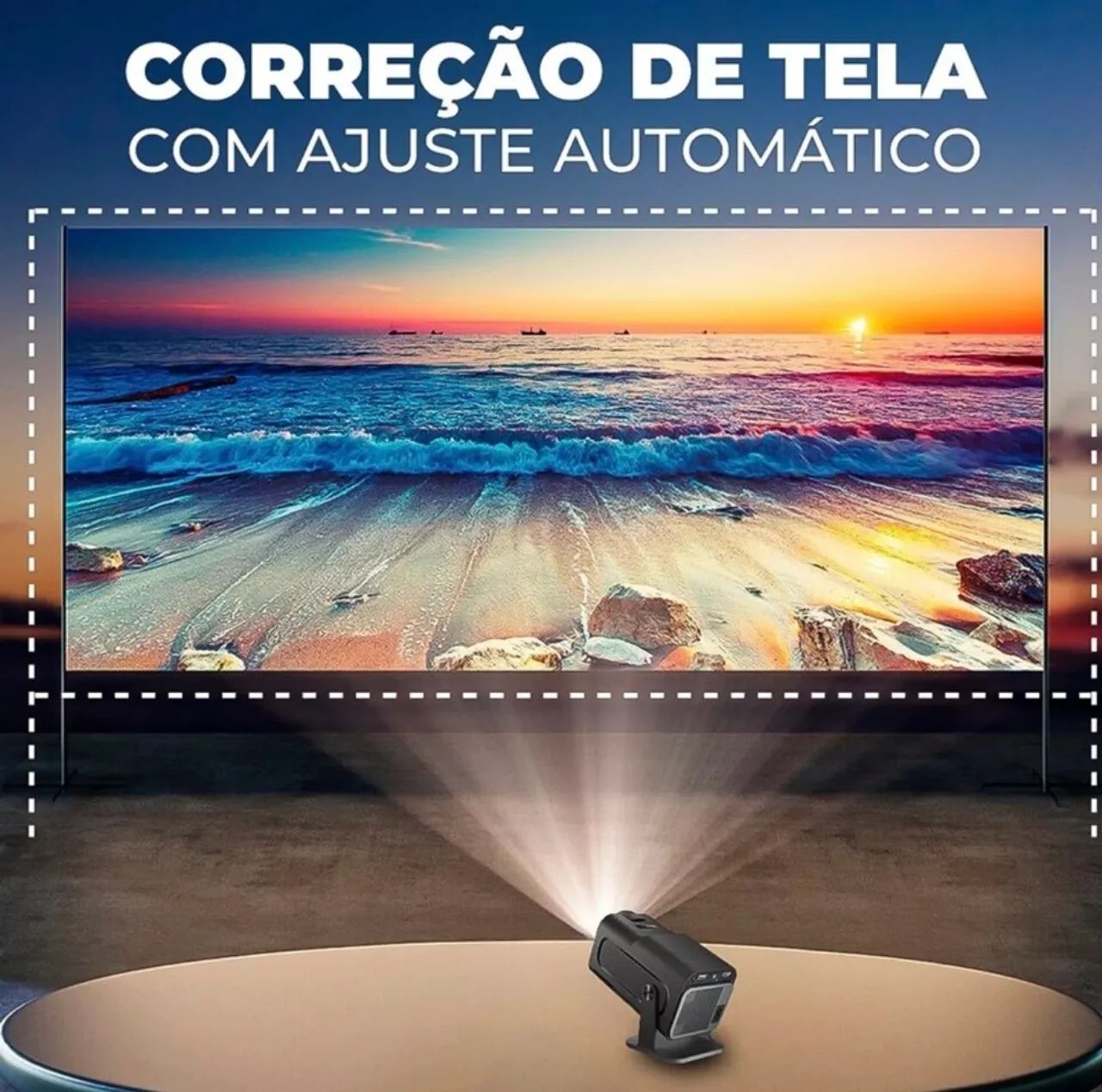 Projetor HY320 com controle remoto - Foto 4