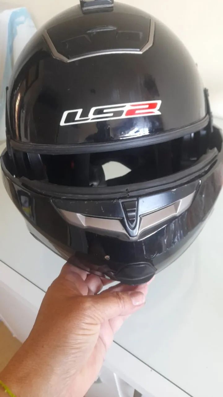 half face helmet ls2 Spitfire Black Flag - Matte Black Accessories | HJC-MOTORSPORTS 4 shells Size:Bag Mt Fuji Gears_Mt Fuji Gears