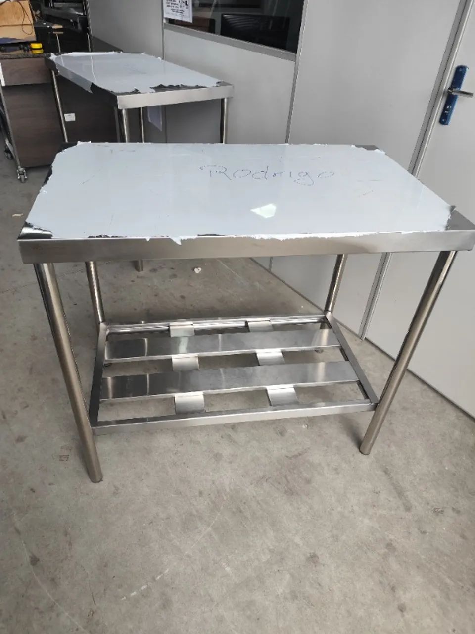 Bancada Inox 1,10x0,70x0,90 com Prateleira  - Foto 2