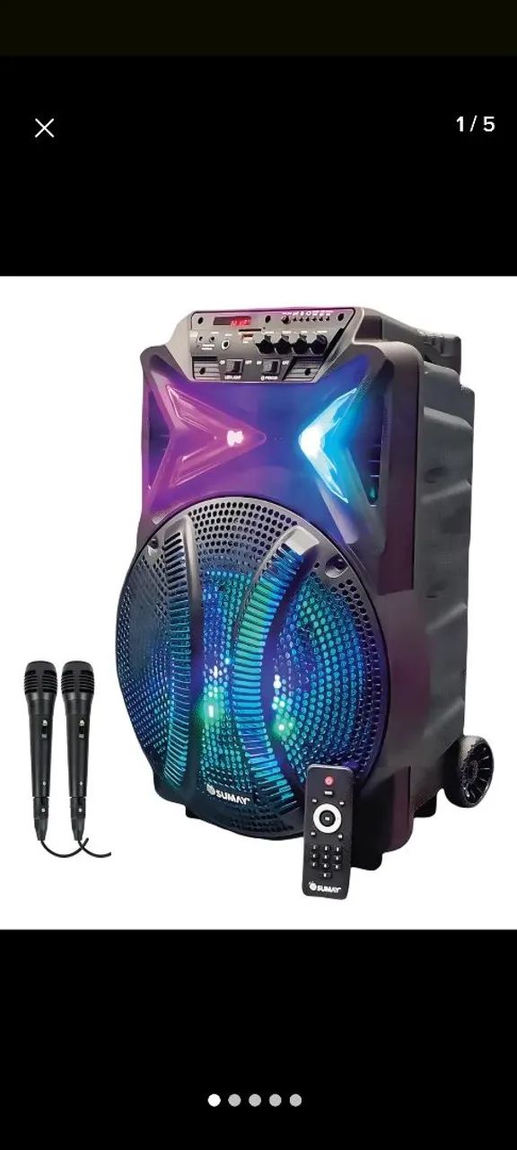Caixa de som profissional Sumay alto falante 15 800w  - Foto 3