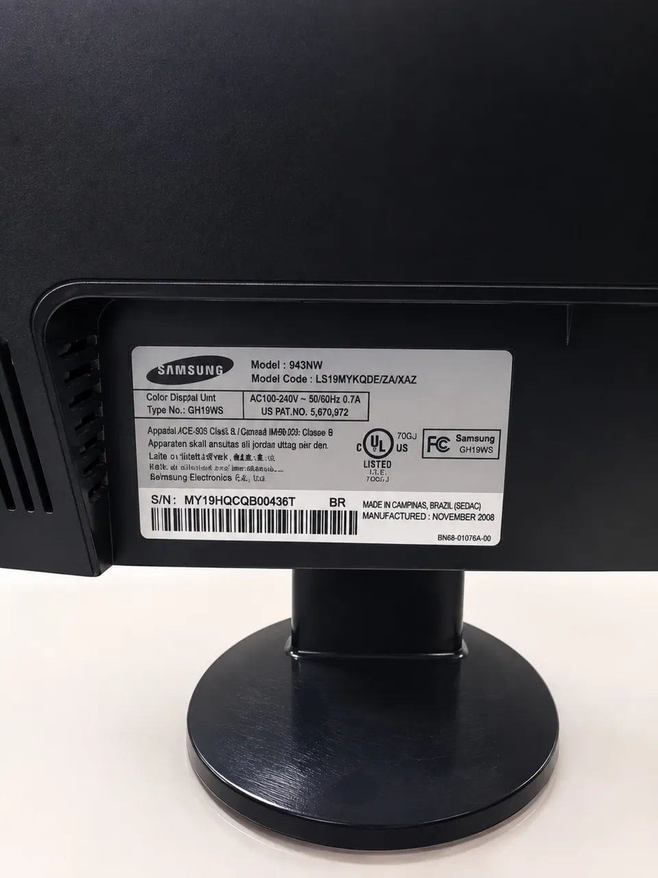 Monitor Samsung 943NW 19 Polegadas com Base - Foto 2