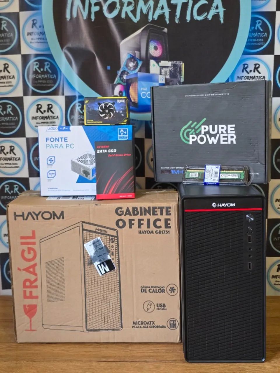 PC HomeOffice Intel i5, 8GB, SSD, Novo Zero - Foto 2