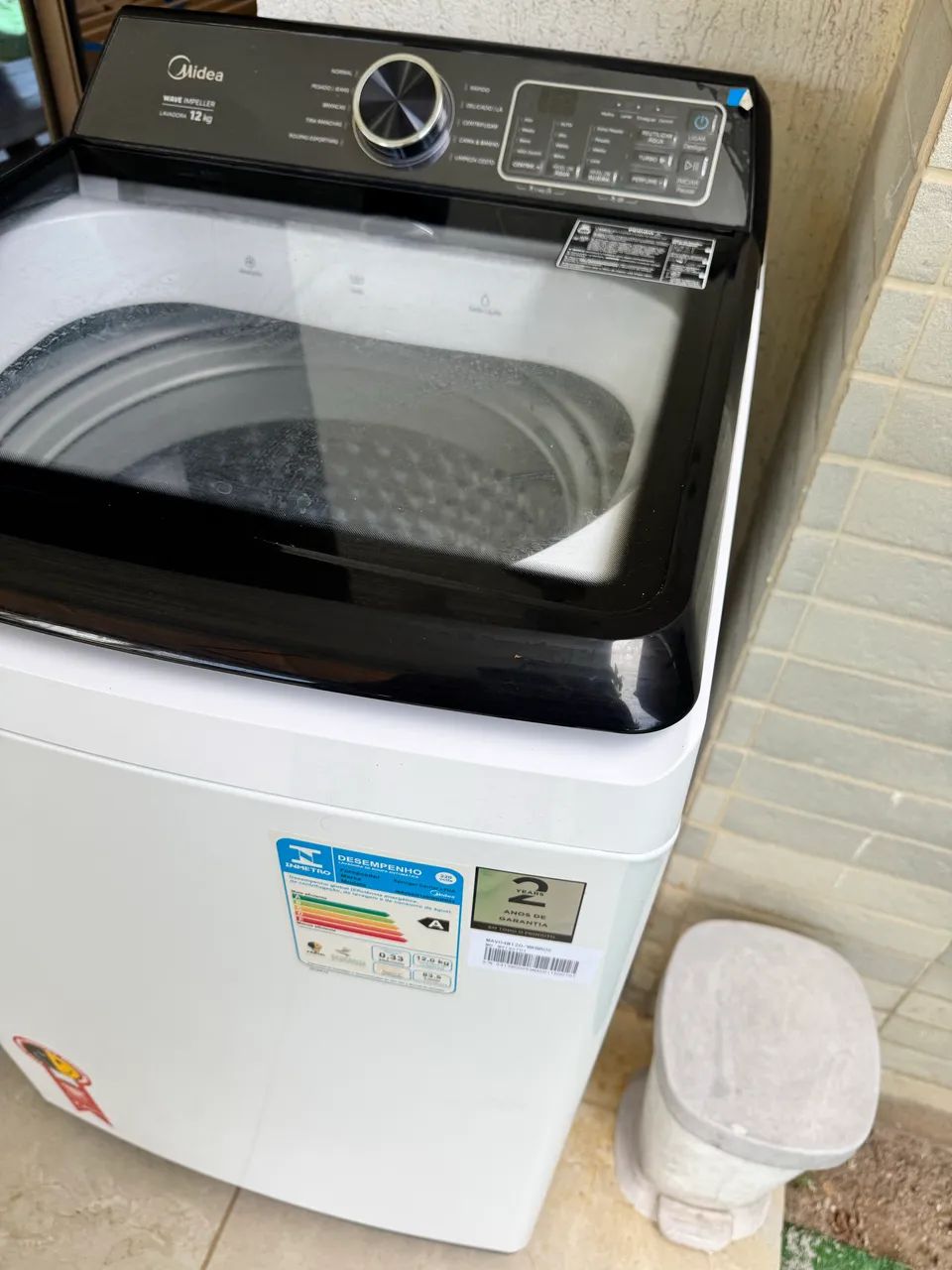 Máquina de lavar 12k midea zerada nunca usada  - Foto 4