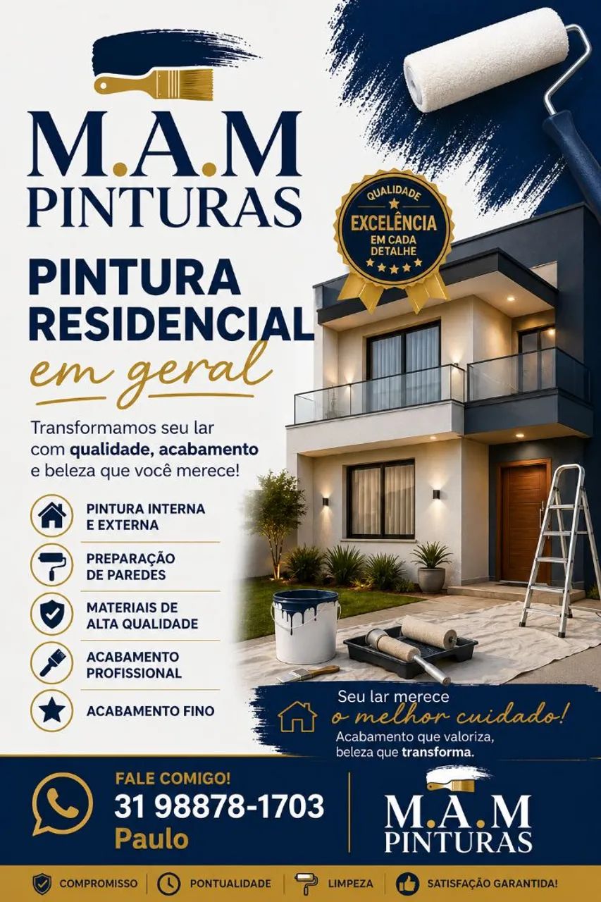 Pinturas residencial em geral 