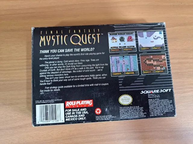 FINAL FANTASY MYSTIC QUEST SNES - Jogos de Vídeo Game - Tijuca