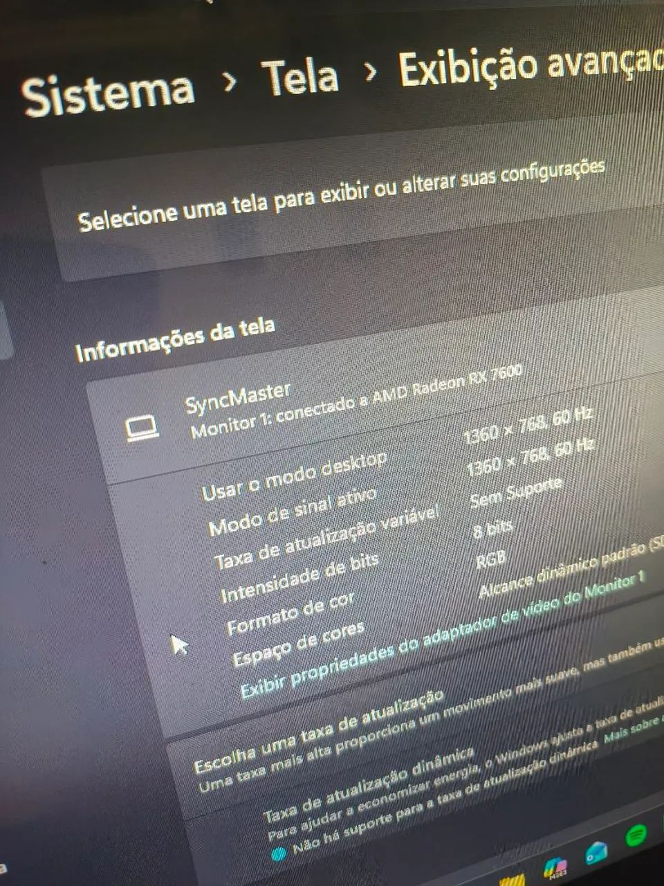Monitor Samsung LD190 (Leia a descrição)