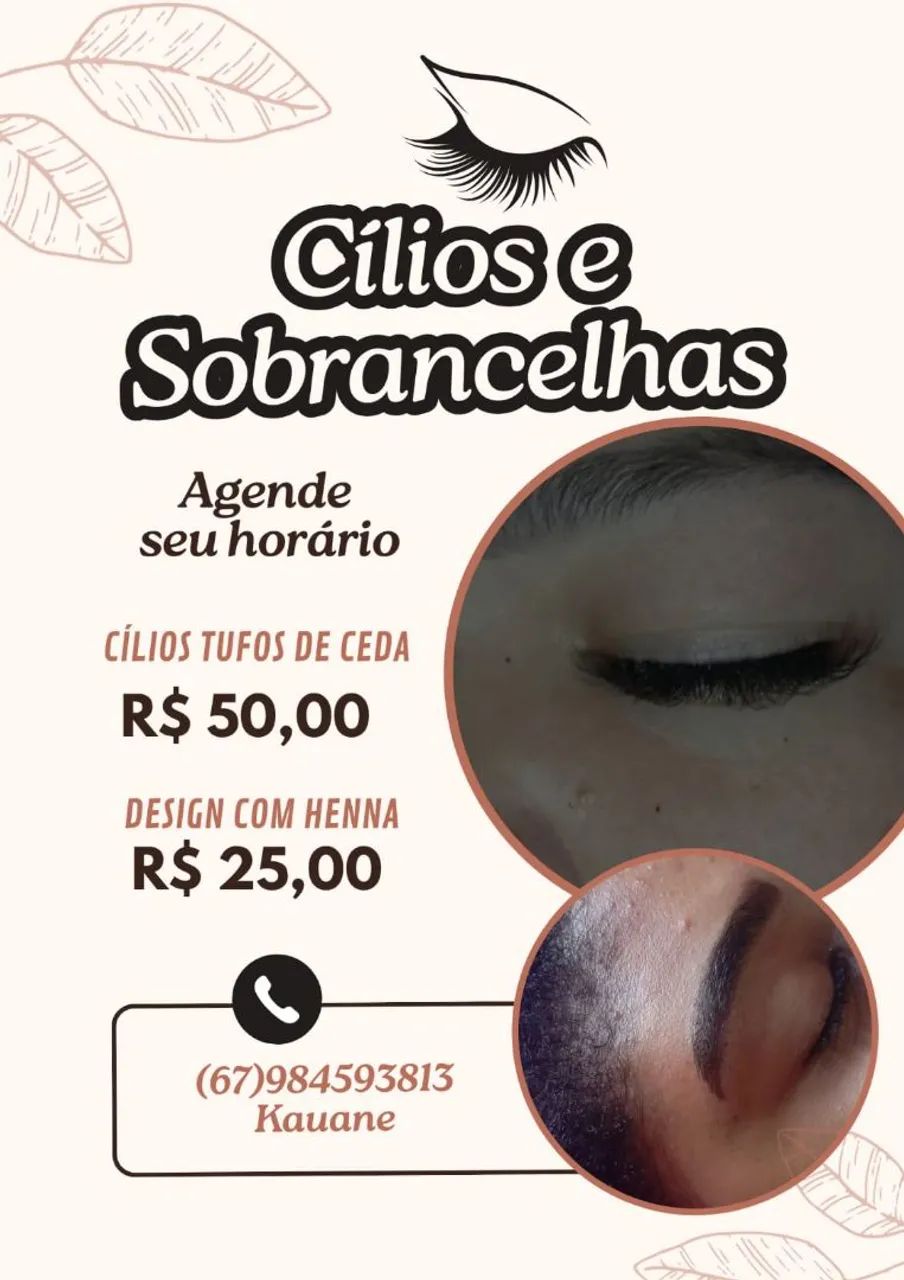Cílios tufinho e Designer sombrancelha  - Foto 2