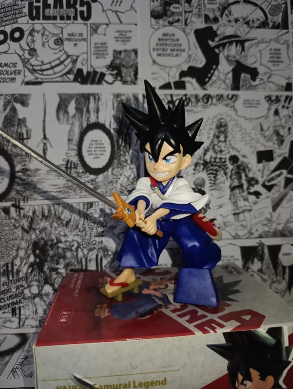 OPORTUNIDADE | Boneco Estatua Yaiba Kurogane Shin Samurai Legend