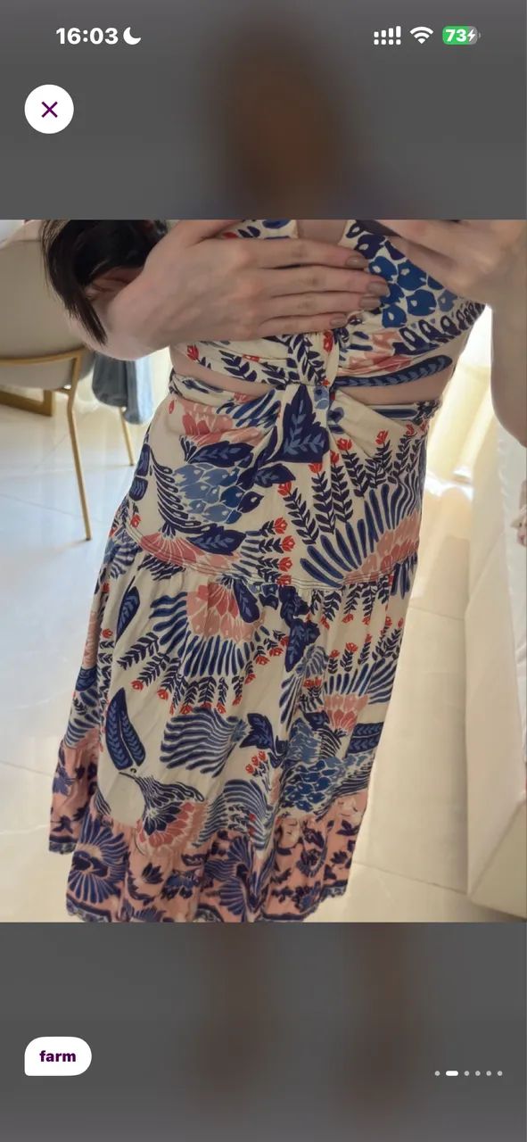 Vestido farm .  - Foto 3