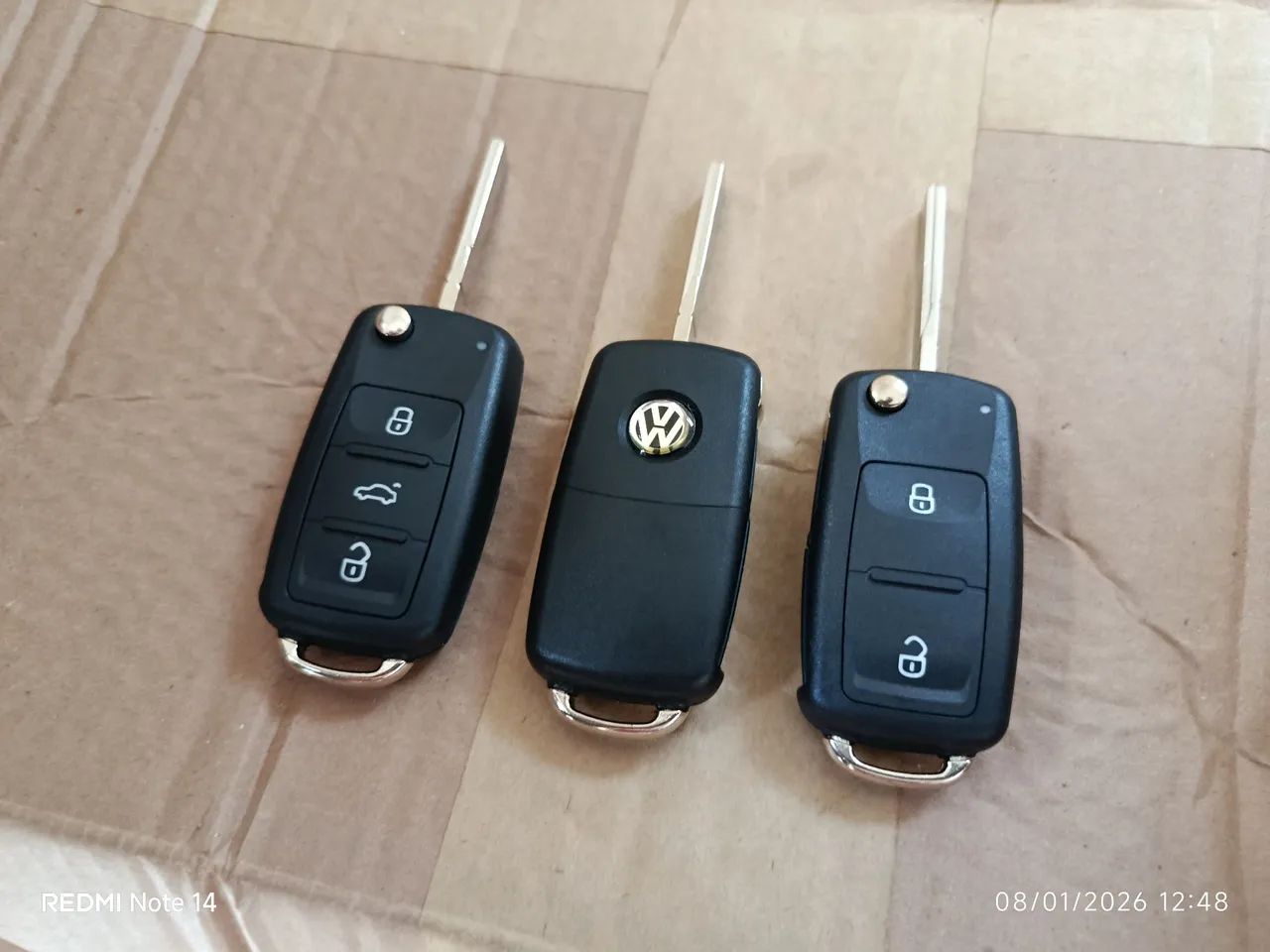 Chave Canivete Volkswagen G6 com a lâmina Virgem  - Foto 4