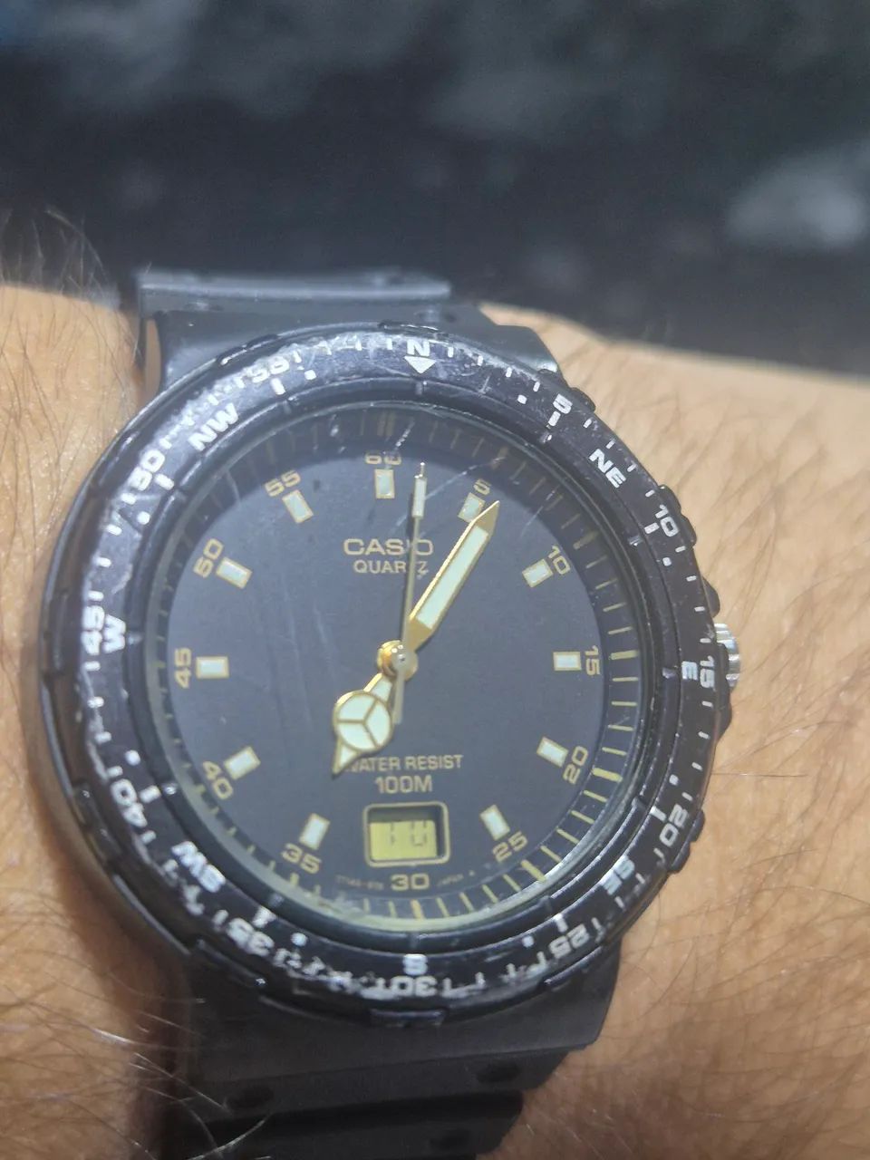 Relógio CASIO  MLW-200  ANADIGI  100 METROS   -   FUNCIONANDO PERFEITAMENTE - Foto 2
