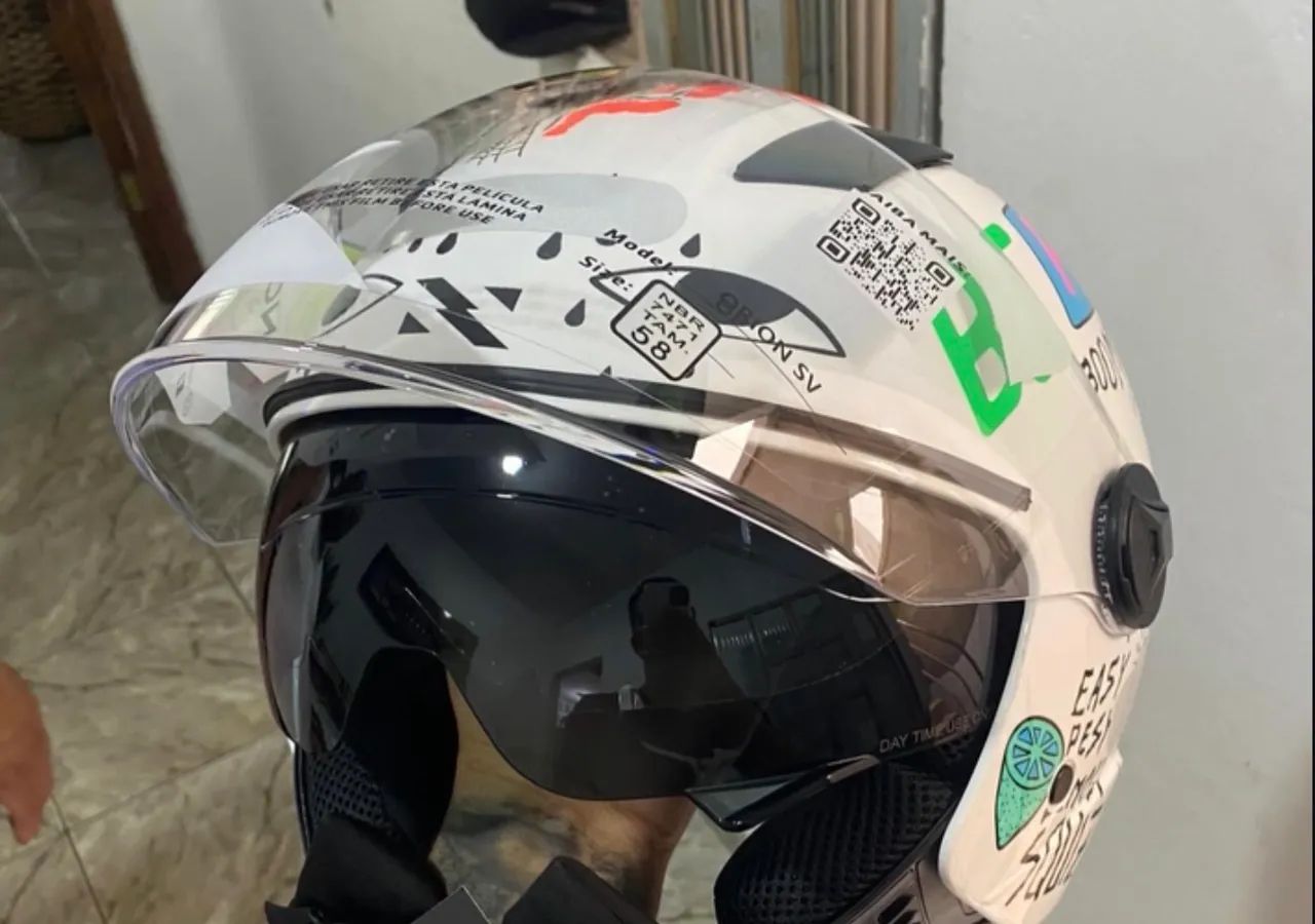 Estou doando esse capacete 
