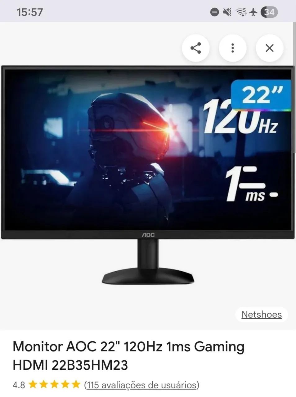 Monitor Gaming AOC - Foto 2