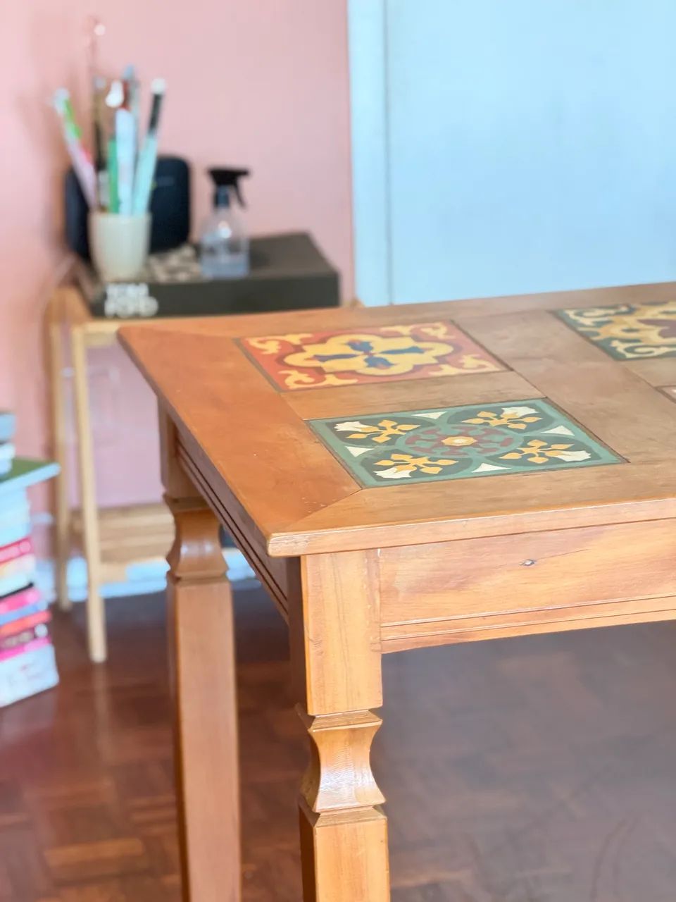 Mesa de madeira de demolição  - Foto 5