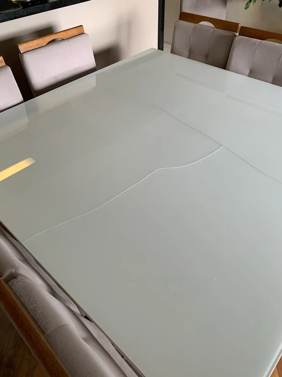 Conjunto de mesa de jantar c/ 8 cadeiras - Foto 5