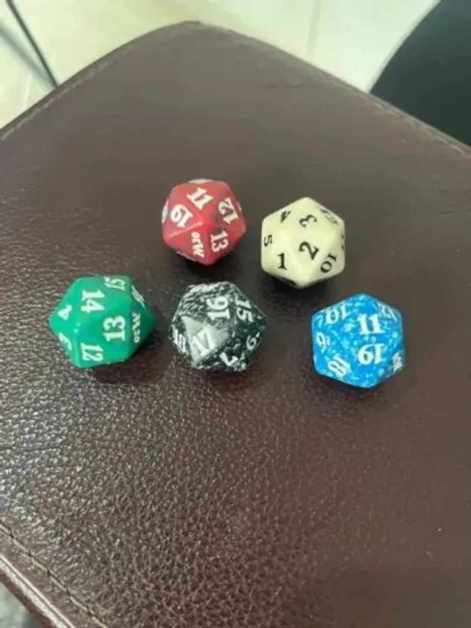 Spindown 20 lados d20 kit com 5 magic the gathering