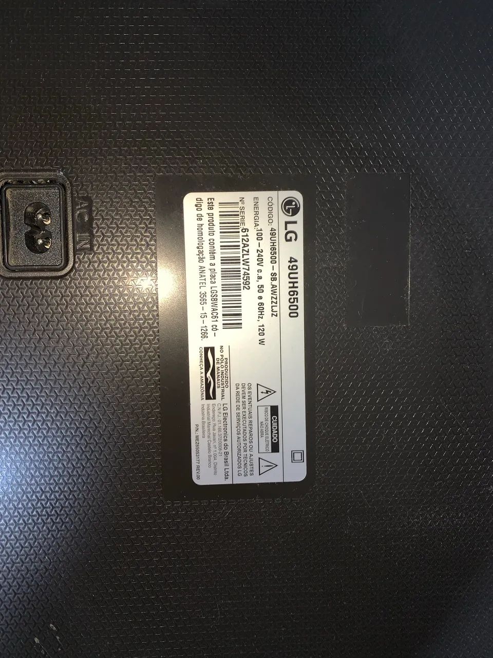 TV LG 49 polegadas, tela com defeito  - Foto 4