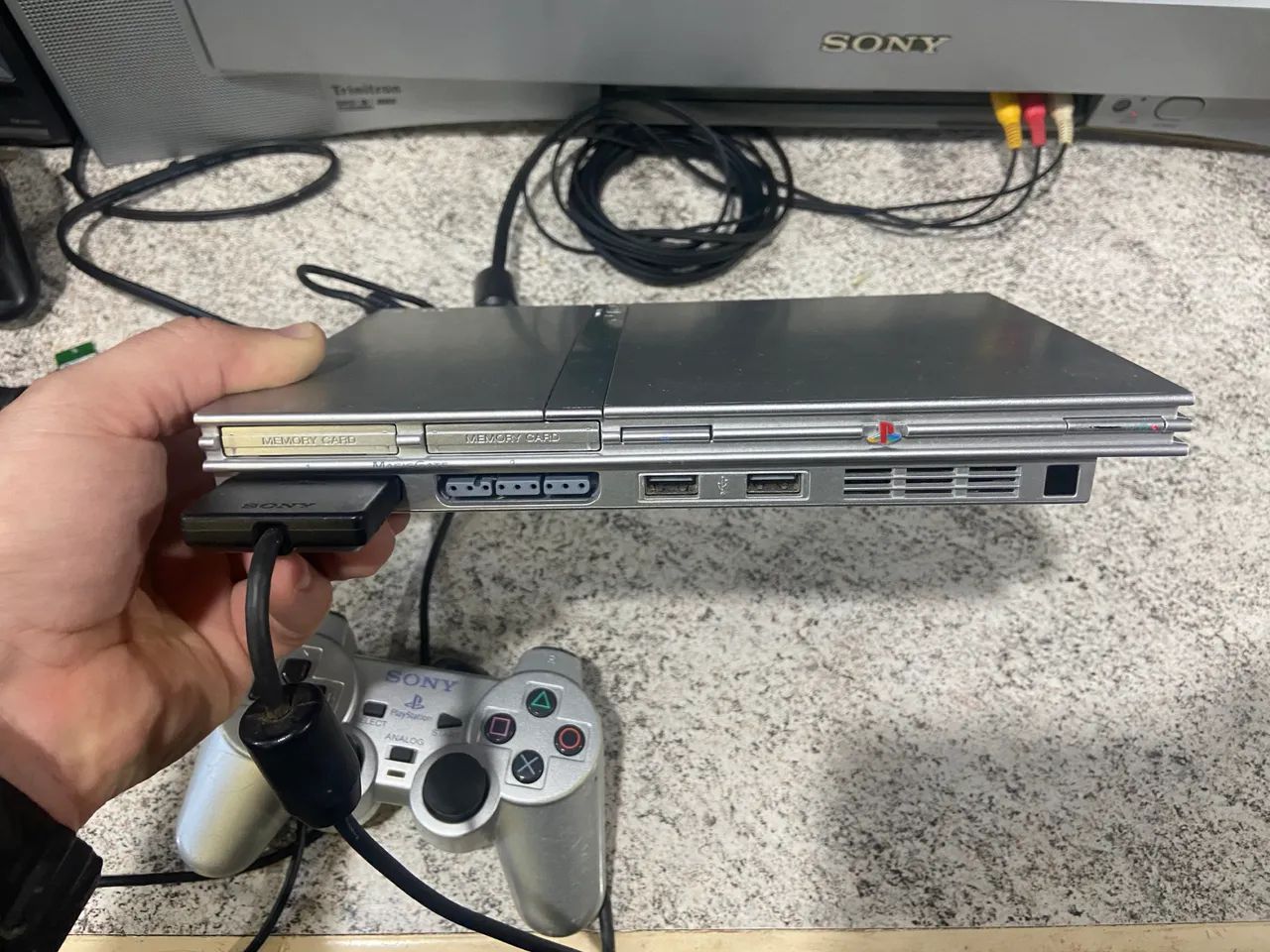 PlayStation 2 Prata - Foto 2