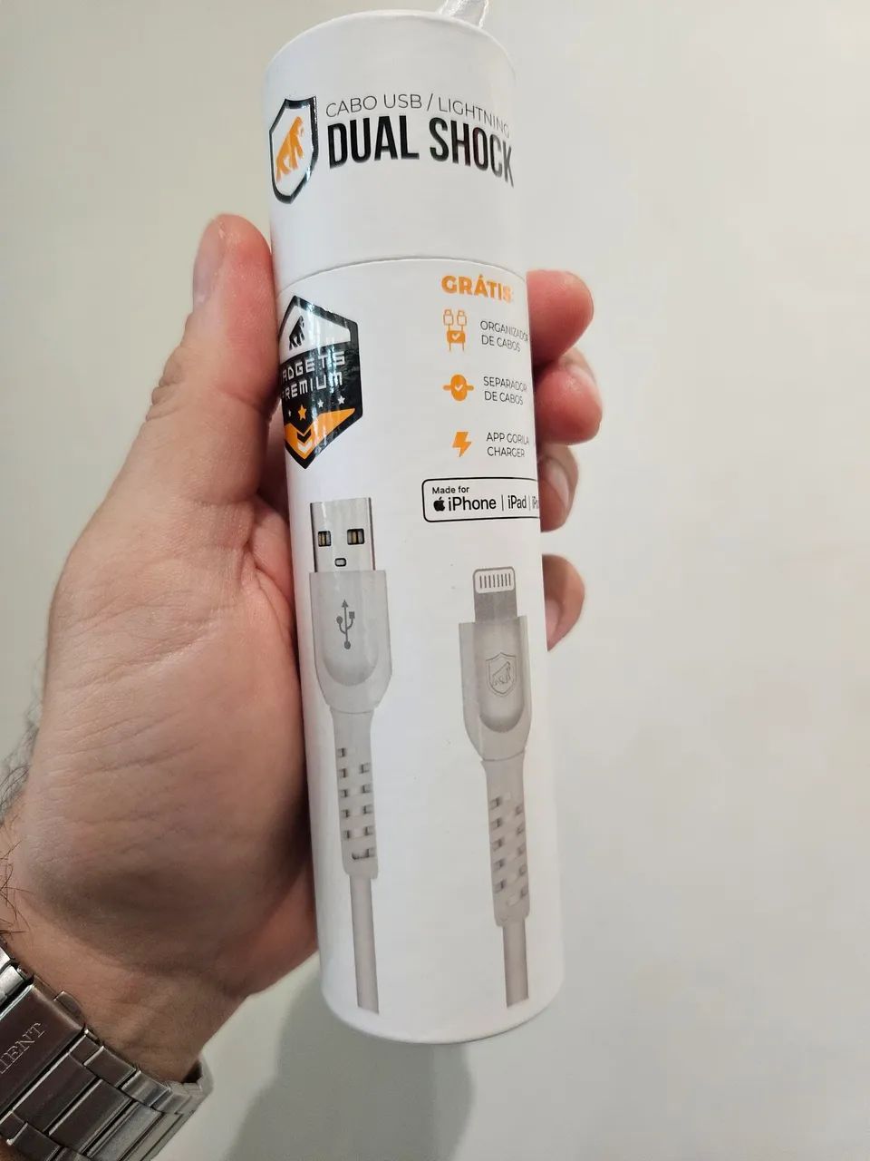 Cabo Mfi lightning para Usb A 1.2m Gshield  - Foto 2
