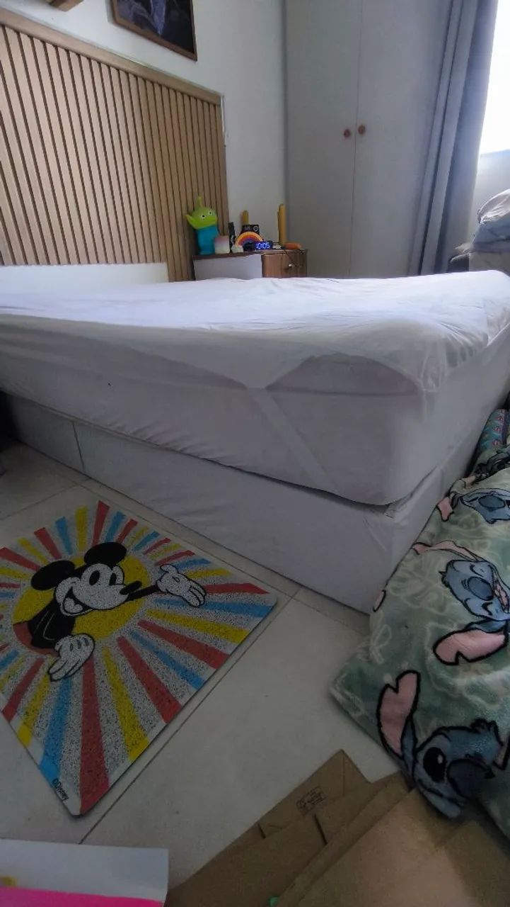 Colchão e box cama casal - Foto 4