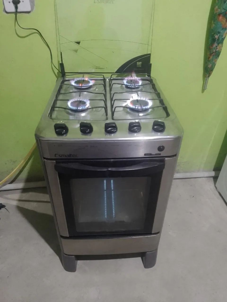 Fogão ESMALTEC ELÉTRICO ENTREGO 