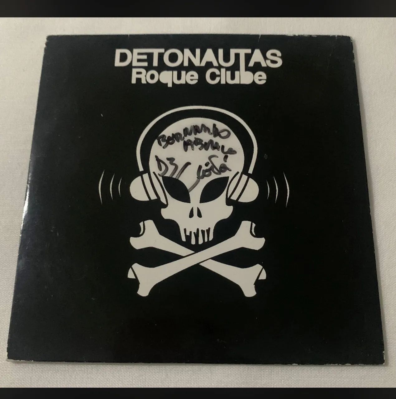 Cd detonautas roque clube com autógrafo raro