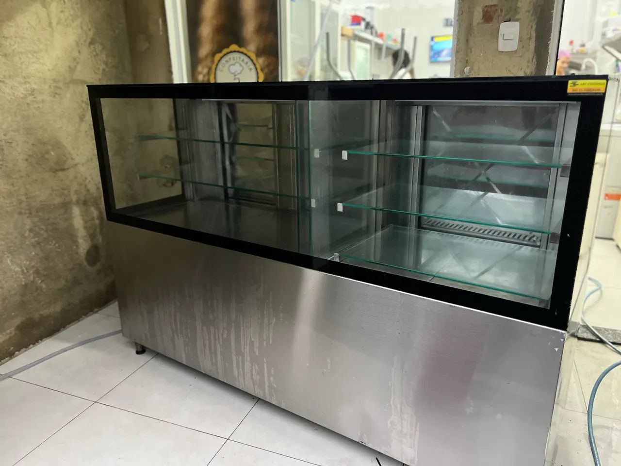 *BALCÃO DUPLO REFRIGERADO E ESTUFA*