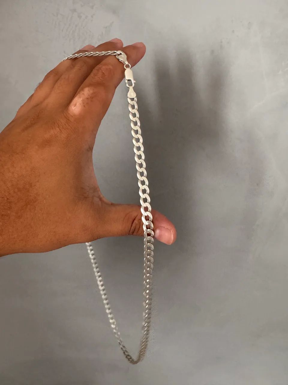Cordão de Prata 925 Escama de Peixe! - Foto 3