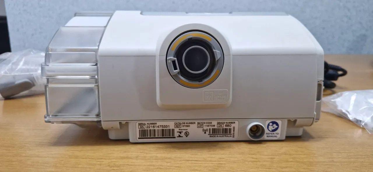 CPAP/BiPAP ResMed AirCurve 10 + Umidificador - Completo - Foto 3