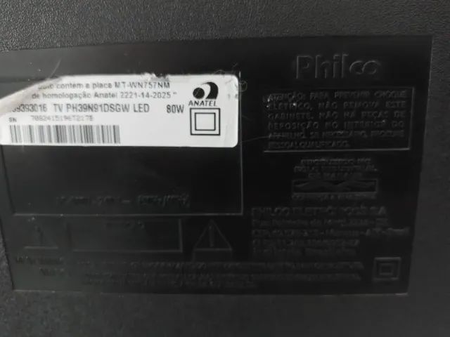 TV Philco LED 39" - tela sem funcionar - Foto 5