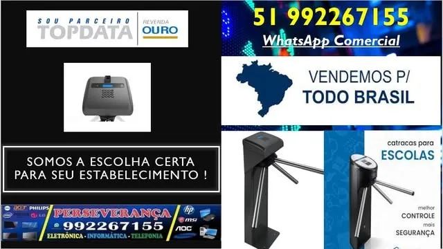 Catraca Topdata Fit4 com Biometria facial - Foto 2