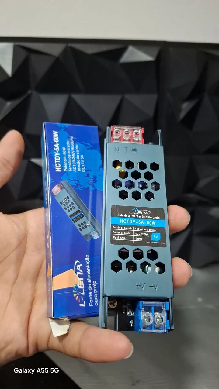 Fonte de alimentação 12v 5A - Foto 4