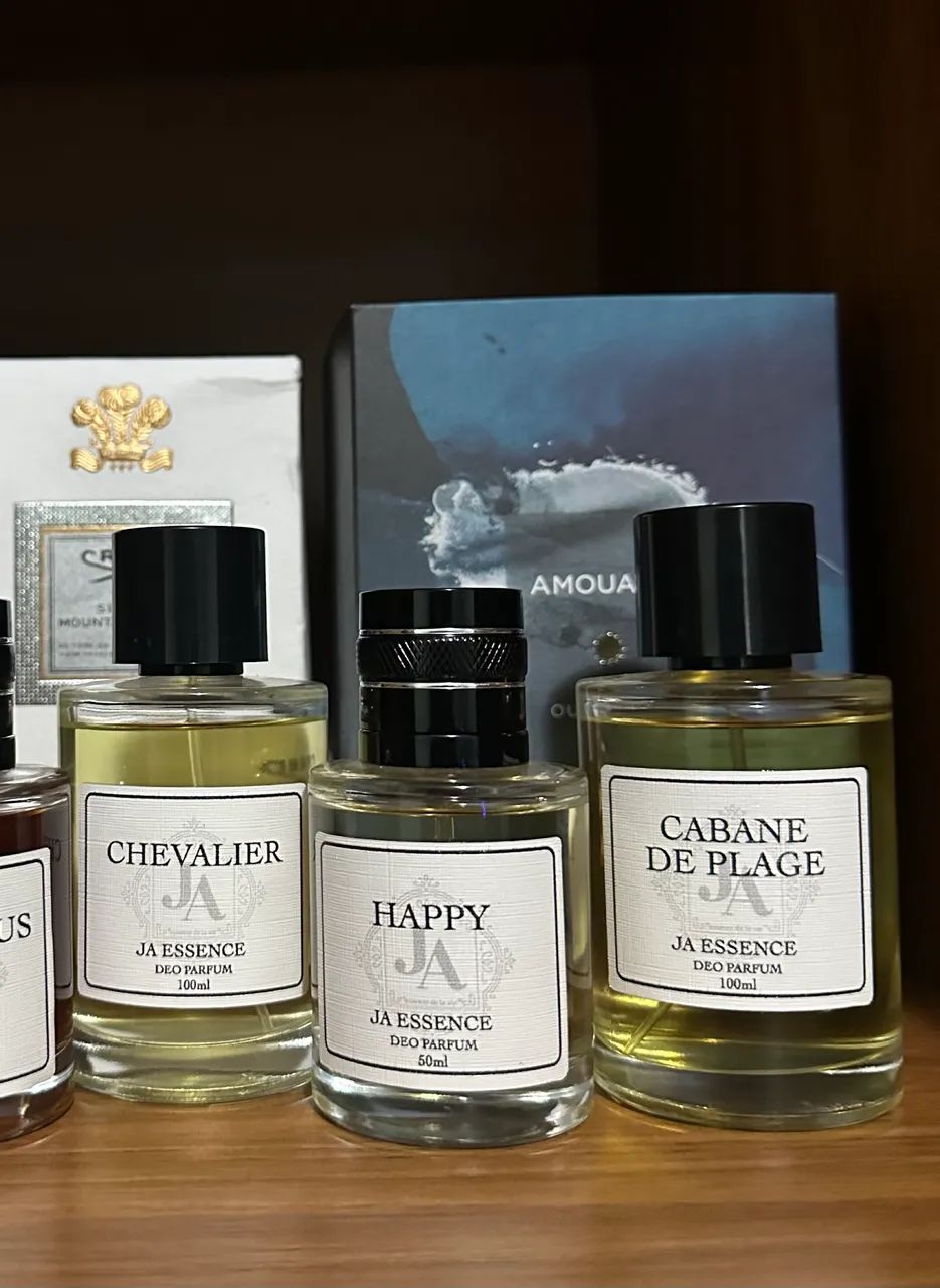 Kit 3 perfumes JA essence (2 de 100ml 1 de 50)