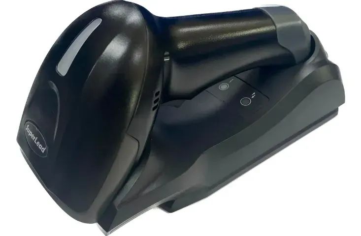 Leitor Código De Barras Sem Fio 5203 Com Base Usb Superlead 127/220v Preto - Foto 2