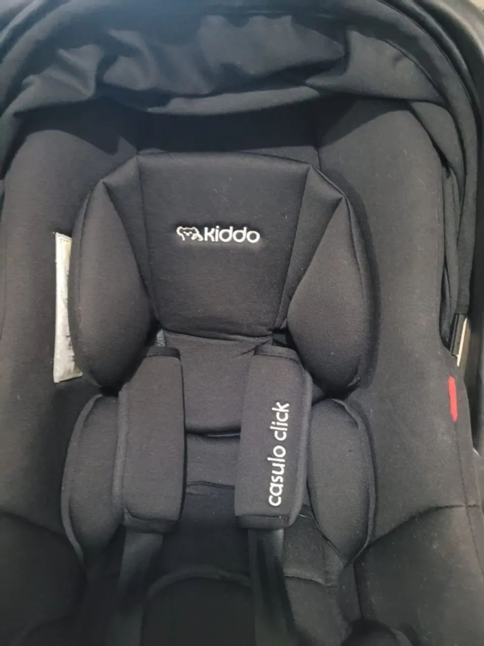 Bebê Conforto Kiddo Casulo Click Preto + Base - Foto 5