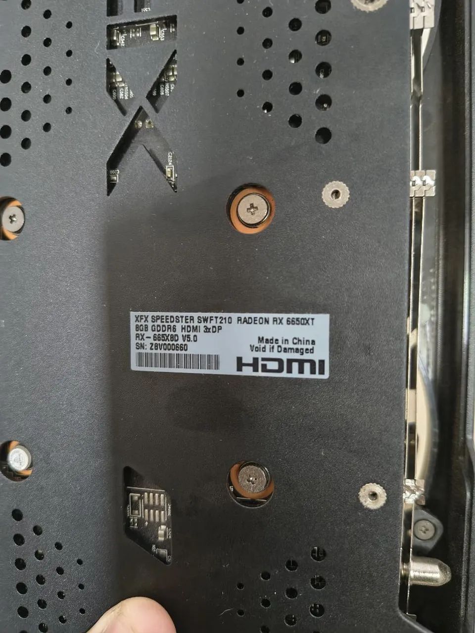 Placa de vídeo RX6650XT 8GB GDDR6, 2 FAN - Foto 5