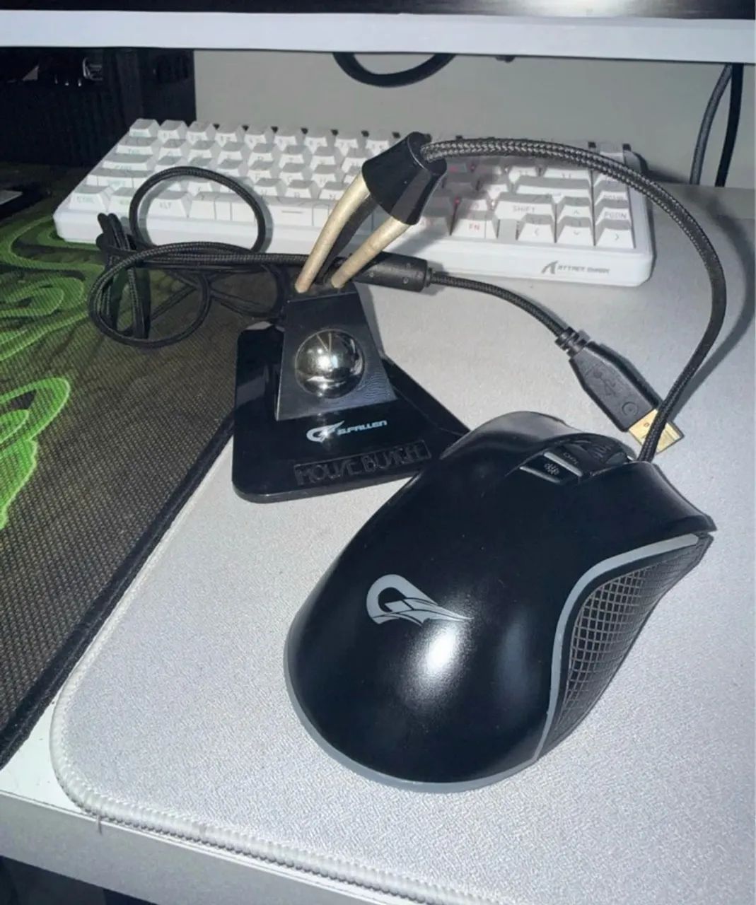Mouse e teclado gamer + mouse bungee - Foto 2
