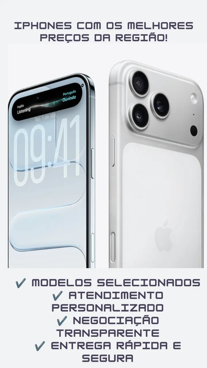 ? IPHONES COM PREÇOS IMPERDÍVEIS!